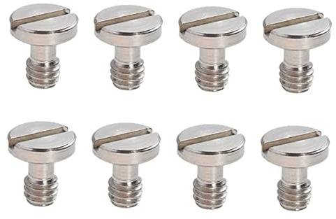 Mikinona 8pezzi Viti Montaggio Treppiede in Ferro Piastra Sgancio Rapido Fotocamere Dslr Accessori Fotografici