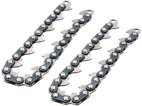 PPQOZMD Accesorios for desbrozadora, 2 Piezas de Hilo de Corte de Cadena de Metal for Cabezal de desbrozadora