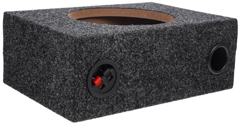 Cabilock Boîtier De Haut-Parleur Automobile 8 Pouces Boîte en Bois Caisson De Basses Compact Autoradio Compatible Amélioration Sonore pour Véhicule