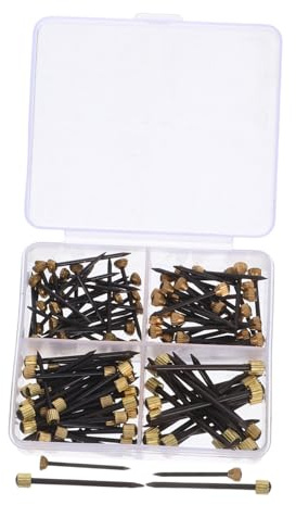 SOPOTUTU 120 pezzi Chiodi per Appendere con Testa in Rame Accessori per Montaggio Adatti in e Cartongesso Fissaggio Stabile e Delicato per Decorazioni
