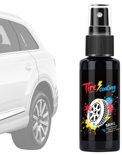 Spray Lucidante Per Pneumatici - Impermeabile Agente di Rivestimento Nano per Pneumatici,Rivestimento Per Cerchioni,Per Motocicli, Auto, SUV, Detailing, Manutenzione E Restauro