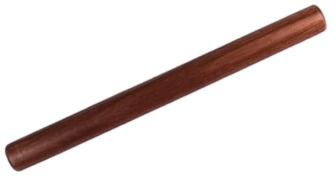 VANZACK Mattarello in Legno Massello Antiaderente 268X26 CM per Pasta Gnocchi e Dolci Utensile da Cucina Manici Robusti per Preparazione Pizza e Pane