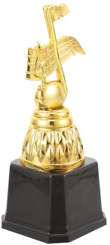 VICASKY Plastik Trophäe Musiknote für Musikwettbewerbe Stabile Auszeichnung für Gesangswettbewerb Langlebiger Kunststoff Pokal für Live Events Wiederverwendbar