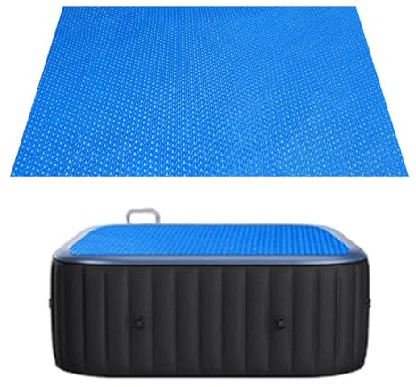 Copertura solare per piscina - PE 220x150cm | Coperture per piscine con isolamento, esterno, spa, isolamento rettangolare pieghevole, sicurezza, calore solare impermeabile, estate esterna | Ja