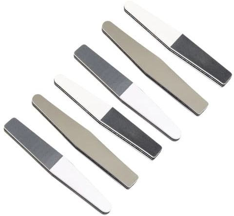 HOMSFOU Lime per Manicure in Spugna 6 Pezzi, Lime per Lucidare Unghie Resistenti e Leggere, Strumenti per Manicure Professionale e Uso Domestico, Adatte per Cura Unghie e Riparazione
