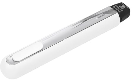 AUNMAS Penna per Pressa a Caldo, Penna per Gomma per Carta per Stampa Termica Compatta in ABS, Ricaricabile Tramite USB 500mAh, Leggera 2,2 X 15 Cm per Progetti di Sigillatura di Sacchetti per (WHITE)