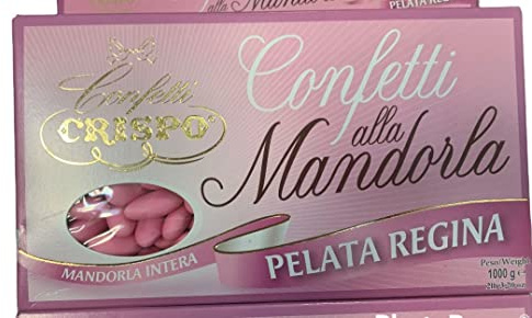 CONFETTI ALLA MANDORLA PELATA REGINA ROSA 1 KG CRISPO