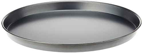 Pentole Agnelli COFE43B36 - Tortiera Tonda In Lamiera Blu Per Pizze , Nero, 36 x 36 x 2.5 cm, 1 Pezzo