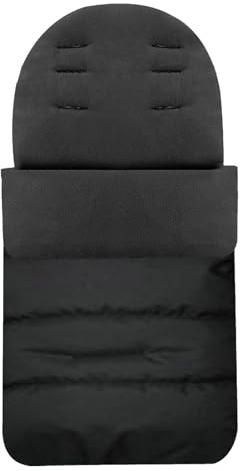 WIKEA Universal 3 in 1 Kinderwagen Schlafsack Annex Mat Fußsackbezug Kinderwagen Bunting Bag Wasserdicht Winddicht Kältebeständig Abnehmbar (ROT)