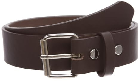 Ledergürtel für Kinder oder XS, zum Aufstecken, einfarbig Gr. 63.5 cm, braun
