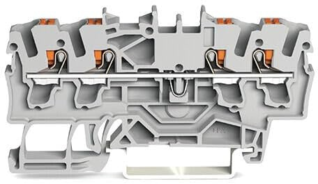 WAGO Kontakttechnik 2202-1401 - Morsettiera 4, colore: Grigio