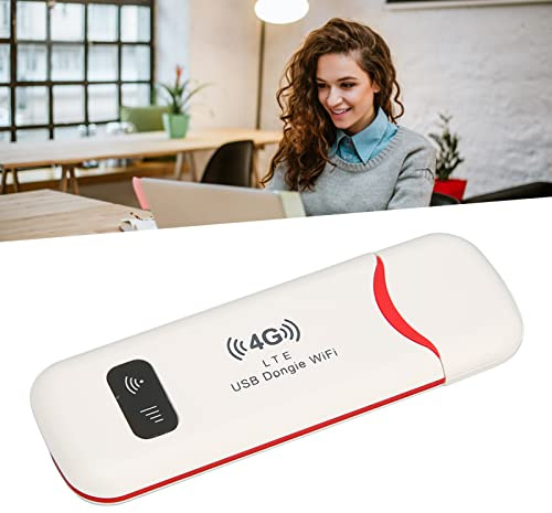 Rushbom 4G Mobile WiFi Hotspot Mini WiFi Router Soporte WiFi 10 Usuarios Señal Estable de Alta Velocidad Cifrado WPA WPA2 Router WiFi para el Hogar Oficina de Viaje