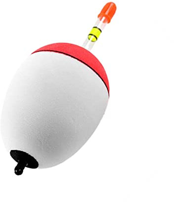 Toddmomy 10g EVA Glow Sticks Fishing Rod Float Drifting Bobber Luminous Buoy Light Stick for Angling Sea Lake Stream Ice Fishing