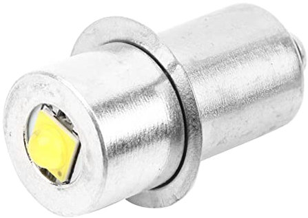 LED Torch Replacement Bulb Handheld Torch Bulb P13.5S Bulb LED Bulb Flashlight Replacement Bulb Emergency Work Light Bulb(White 3V)