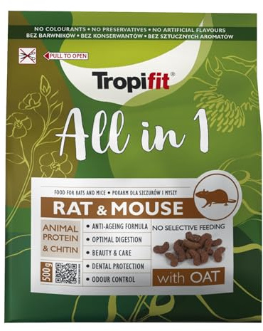 Tropifit All in 1 Rat & Mouse – mat för råtta och möss 500 g