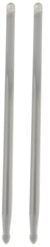 Schlagzeug-Zubehör 1 Paar Starke Und Langlebige Leuchtende Drumsticks 5A Drumsticks Mit Glow-in-the-Dark-Effekt (Color : White)