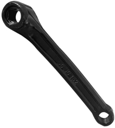 Bras de manivelle gauche de vélo bras de manivelle de vélo horizontal disponible dans le trou de diamant 152MM bras de manivelle de vélo noir pédalier de vélo de route pédalier de vélo VTT pour vélo é