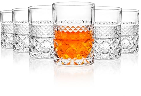 Paysky 6er-Set Schnapsgläser mit schwerem Boden, 60ml klare quadratische Schnapsgläser für Wodka, Whiskey, Tequila, Espresso, Liköre