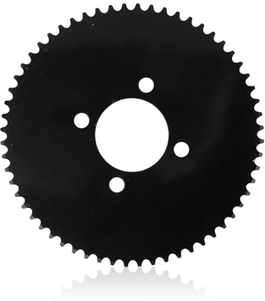 35 Chain Rear Sprocket, 60 Teeth Carbon Steel Rear Sprocket 4-Holes 60T Chainring for DIY Go Karts Motorcycles Beach Bikes
