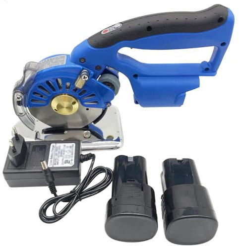 ZHJOPP Forbici rotanti per Tessuto Elettrico, velocità Regolabile, Macchina da Taglio per Tessuto, Spessore 100/110/125 mm in Pelle (110mm)