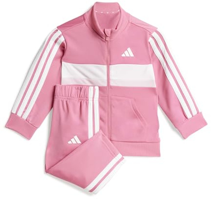 adidas Unisex Baby SEASONAL ESSENTIALS TIBERIO 3 STRIPES TRICOT TRACKSUIT