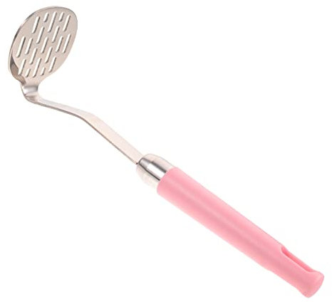 Cabilock Potato Mashers 304 Stainless Steel Potato Masher Ergonomic Handle Manual Vegetable Smasher Tool for Smooth Potatoes Ideal for Mashing Potatoes and Vegetables Kitchen Essential