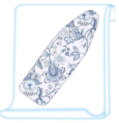 MMDXDLX Ironing Board Cover Replacement Ironing Board Cover And Pad Cotton Cover, Resists Scorching And Staining Iron Board Cover(D,110x35cm(43x14in))
