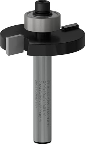 Bosch 1 fresa Pro (per legno tenero, legno duro, diametro 31,8 mm, accessori professionali, fresa manuale, router)