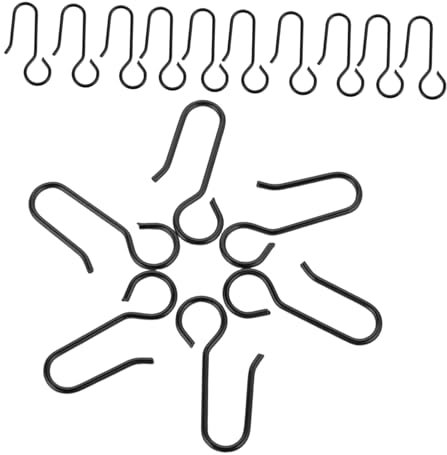 iplusmile 100pezzi Scorrevoli per Tende e Doccia per Decorazioni Compatibili Guide per Tende e Slot per