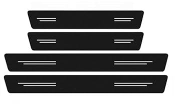 Bande de Pare-Chocs Anti-Rayures Autocollants de seuil de portière de Voiture, Autocollants Badges seuil Anti-Rayures Film de Protection pour Alfa pour Romeo pour Giulietta(4pcs)