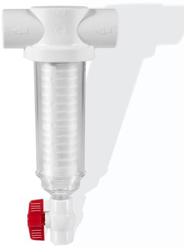1-1/2 Spin Down Sand Separator for 50 Gpm Sediment Water Filter System, PVC Slip Fit Connections, 100 Mesh