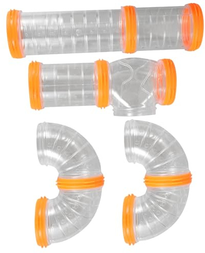 Gadpiparty Tubo Tunnel per Criceti Esterno in Plastica Connettore per Gabbia Accessori Giocattolo per Porcellini d Gerbilli e Piccoli Animali