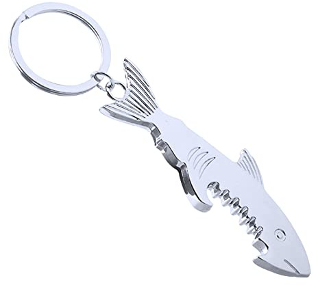 Asukohu Décapsuleur Porte-clés en alliage de zinc Petit porte-clés à bière pour la maison Fête Amoureux pour hommes et femmes