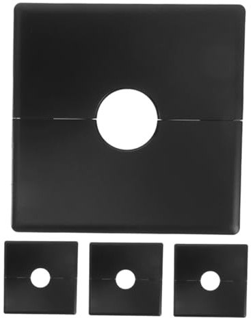 MOLUCKFU 4 Piezas Placa de Pared Adhesiva con Orificio para Paso de Cables Unidades Desmontables Cubierta para Interruptores y Enchufes Protección Duradera para Hogar y Oficina