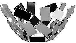 Alessi La Stanza dello Scirocco, Obstschale, Edelstahl 18/10, 27,3 x 27,3 x 13 cm