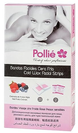 Pollie Strisce per il viso in cera fredda