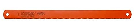 Bahco 3809-550-50-2.50-4 4 TPI Sandflex Bi-Metal Power Hack Saw Blade, Orange, 550 x 50 x 2.5 mm
