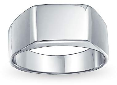 Gravierbarer Beaded Halo Monogramm .925 Sterling Silber Ovaler Siegelring für Frauen für Teenager mit geteiltem Schaftband