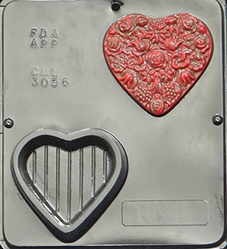 Heart Box with Cover Chocolate Candy Mold Valentines Day 3056