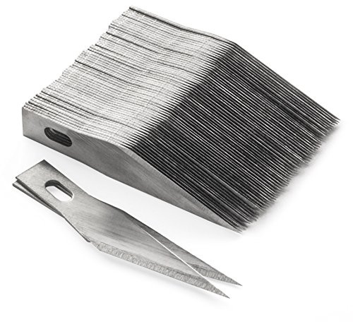 25 Lames de rechange scalpel - de Washati - pour les poignées de scalpel et le couteau de précision