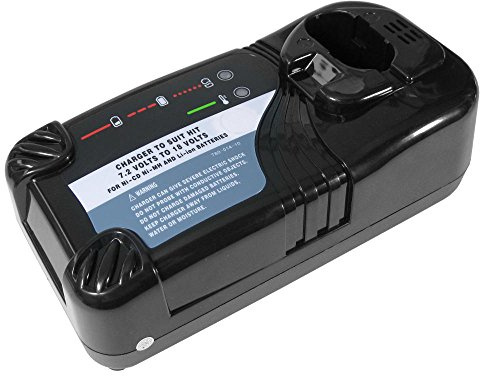 Trade Boutique Station de charge 18 V NiCd NiMH LiIon Chargeur de batterie 7,2 V Chargeur rapide remplace l'Hitachi UC18YKL UC18YRL uc14fya UC14YFA UC12SD uc14y pour EB12 eb14 EB18 EB9 C5d