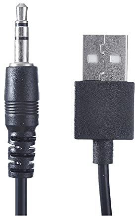 PROTEAR 3,5 mm Aux Audio Klinkenkabel zu USB- und Ladekabel, für MP3/MP4 Player, Auto, Videorecorder und Taschenlautsprecher