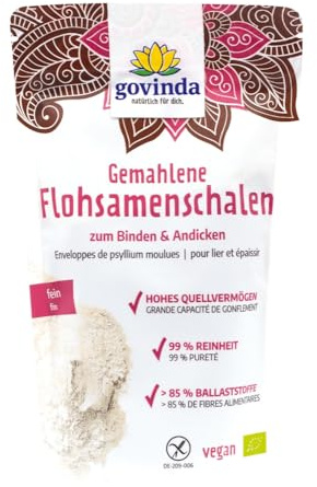Govinda Gemahlene Flohsamenschalen zum Binden & Andicken 170 g