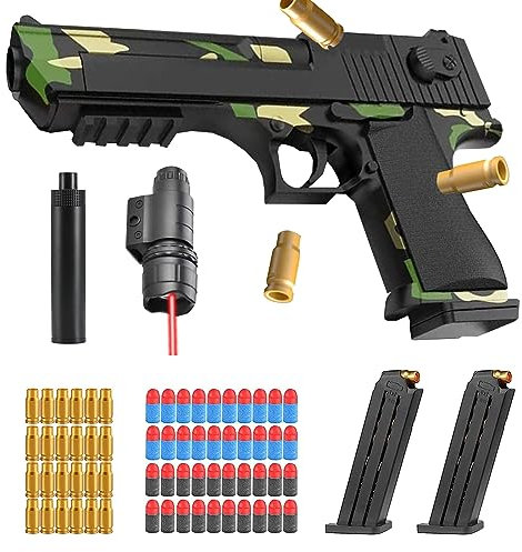 Spielzeug Pistole,Schaumstoff-Blaster,Soft Foam Bullet Blaster Toy,Schaumstoff-Blaster Toy Gun,Soft Foam Bullet Toy,Blaster Toy Gun,Sicherheitstraining oder Spiel,für 14+