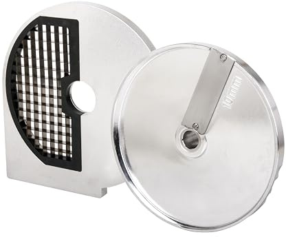 METRO Professional Set de Cortador GVCDDDS10, Ø 20.5 cm, Discos Corta-Verduras, 10 mm, Accesorio para GVC1001