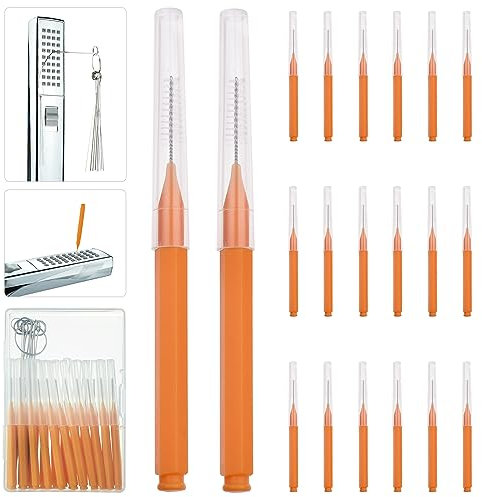 Brosse de nettoyage pour pommeau de douche, nettoyage doux, sans danger pour les buses, plusieurs tailles pour s'attaquer aux accumulations de minéraux tenaces, brosses de nettoyage pour pommeau de