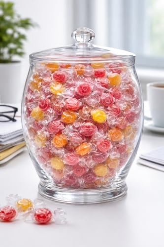 Bonbons d'Accueil Aux Fruits Acidulés Gilbert - 1,4 Kg mini-bonbons à offrir, restaurant, salle d'attente, conférence, Accueil Garage, concessionnaire auto