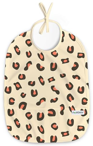 Nombear Wasserdichtes Lätzchen für Baby 6-12 Monate, 1 Packung - Beikost Baby Zubehör, Babylätzchen für BLW