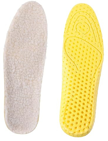 Ipetboom Wärmende Einlegesohlen für Winter Verdickte Schuhpolster aus Atmungsaktivem Material Kälteschutz-einlegesohlen für Damen und Herren
