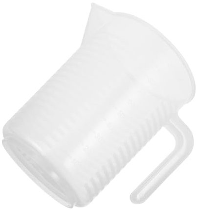 Ciieeo Jarra de Plástico Ml de Gran Capacidad de 1000 Diseño y Volumen de Medidora para Medición Precisa Aceite Motor Reparación Automotriz